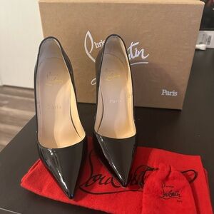 Christian Louboutin - So Kate Black Patent Heels